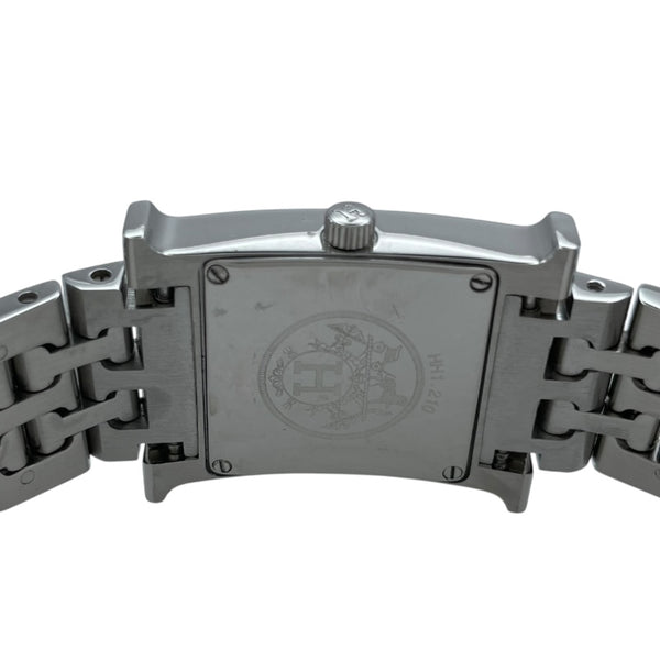 エルメス HERMES Hウォッチ HH1.210 ホワイトシェル SS レディース 腕時計