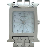 エルメス HERMES Hウォッチ HH1.210 ホワイトシェル SS レディース 腕時計