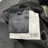 プラダ PRADA ロングチェスターコート UC361D グレー ウール メンズ その他アウター