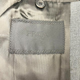 プラダ PRADA ロングチェスターコート UC361D グレー ウール メンズ その他アウター