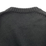 フェンディ FENDI LOVEロゴ長袖ニットセーター FZZ295 ブラック ウール メンズ セーター