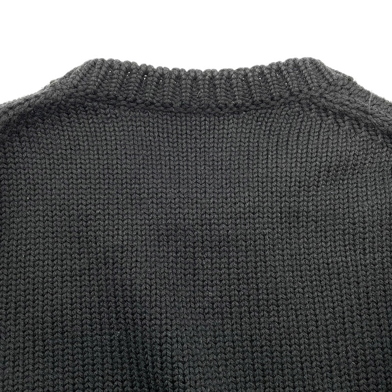 フェンディ FENDI LOVEロゴ長袖ニットセーター FZZ295 ブラック ウール メンズ セーター