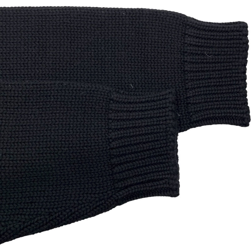 フェンディ FENDI LOVEロゴ長袖ニットセーター FZZ295 ブラック ウール メンズ セーター