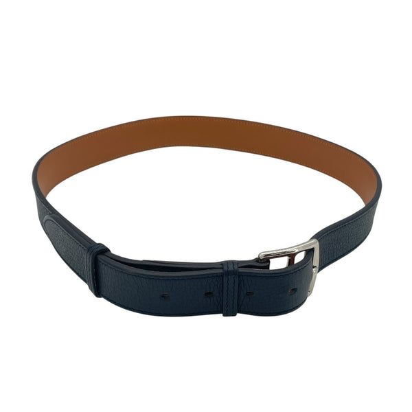 エルメス HERMES エトリヴィエールベルト 85cm」 □R刻 ブラック SV金具 トリヨン メンズ ベルト