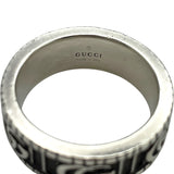 グッチ GUCCI GGマーモント リング ブラック SV925 ジュエリー