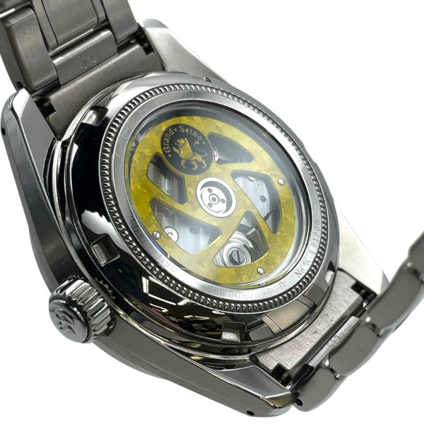 グランドセイコー Grand Seiko ヘリテージコレクション メカニカルハイビート36000 GMT SBGJ255 ホワイト チタン 自動巻き メンズ 腕時計