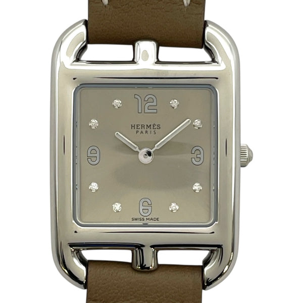 エルメス HERMES ケープコッド CC1.210c シルバー SS クオーツ レディース 腕時計