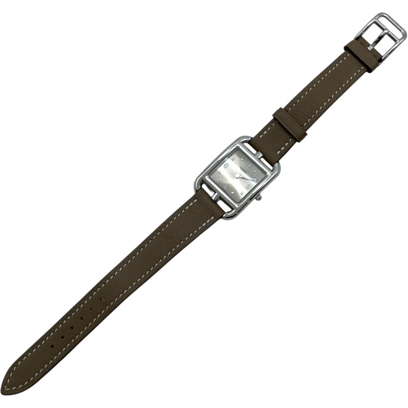 エルメス HERMES ケープコッド CC1.210c シルバー SS クオーツ レディース 腕時計