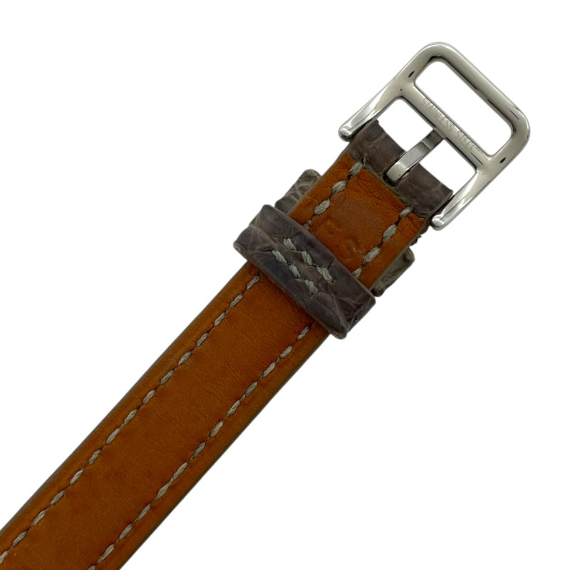 エルメス HERMES ナンタケット ミニ ジュテ ドゥ ディアマン NA2.131 シルバー SS クオーツ レディース 腕時計