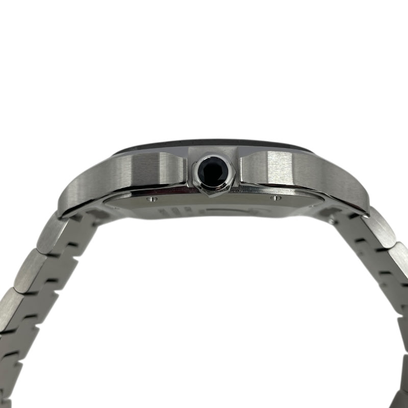 カルティエ Cartier サントス ドゥ カルティエ LM WSSA0037 グレー SS 自動巻き メンズ 腕時計