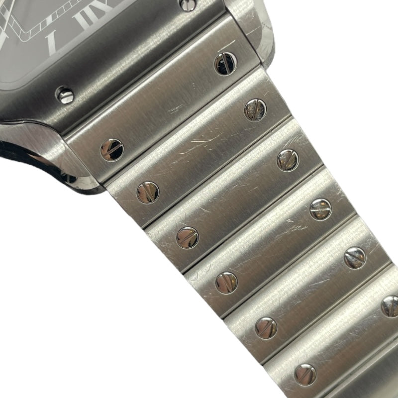 カルティエ Cartier サントス ドゥ カルティエ LM WSSA0037 グレー SS 自動巻き メンズ 腕時計