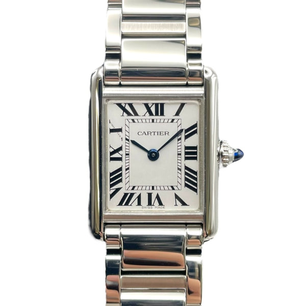 カルティエ Cartier タンクマストSM WSTA0051 ホワイト SS レディース 腕時計