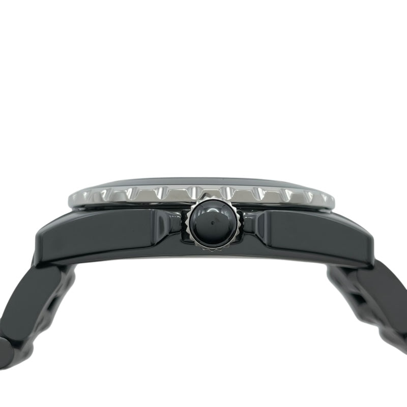 シャネル CHANEL J12 アンタイトル 38MM 世界1200本限定 H5581 ブラック セラミック/SS メンズ 腕時計