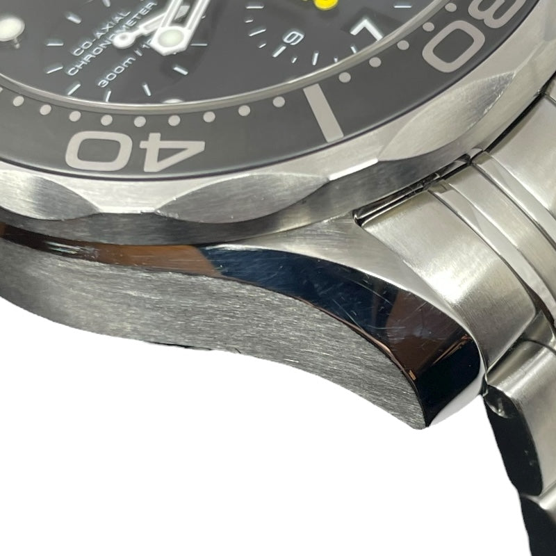 オメガ OMEGA シーマスター ダイバー 300M コーアクシャル クロノメーター クロノグラフ 212.30.44.50.01.002 ブラック SS 自動巻き メンズ 腕時計
