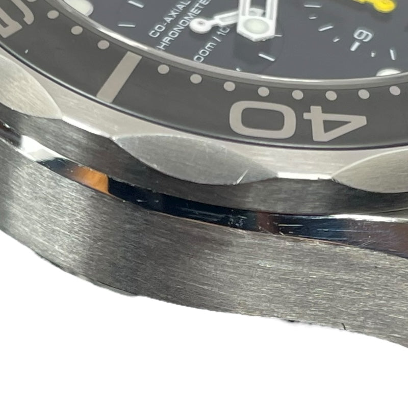 オメガ OMEGA シーマスター ダイバー 300M コーアクシャル クロノメーター クロノグラフ 212.30.44.50.01.002 ブラック SS 自動巻き メンズ 腕時計