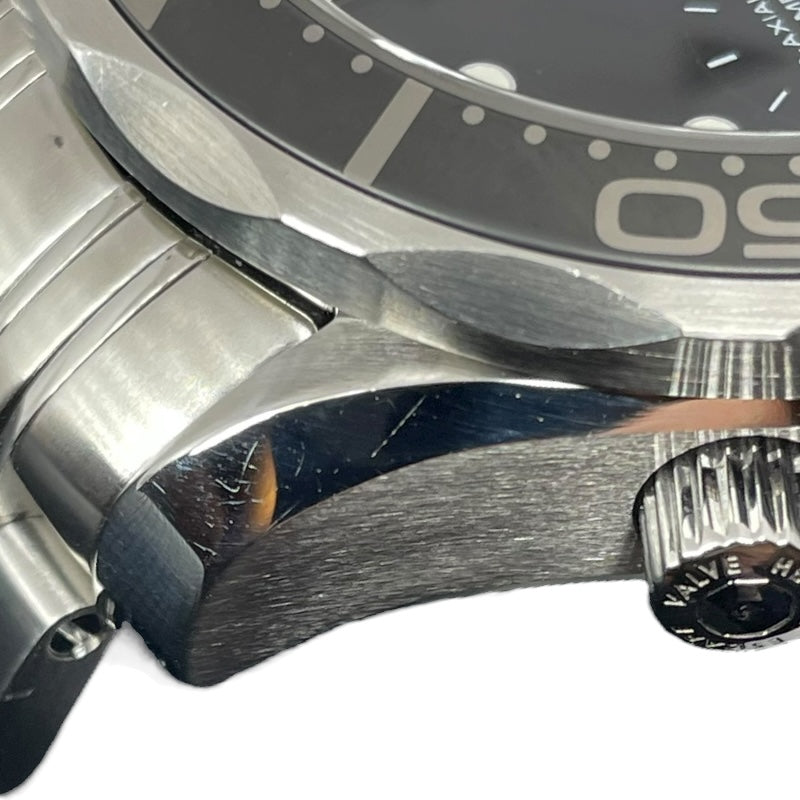 オメガ OMEGA シーマスター ダイバー 300M コーアクシャル クロノメーター クロノグラフ 212.30.44.50.01.002 ブラック SS 自動巻き メンズ 腕時計