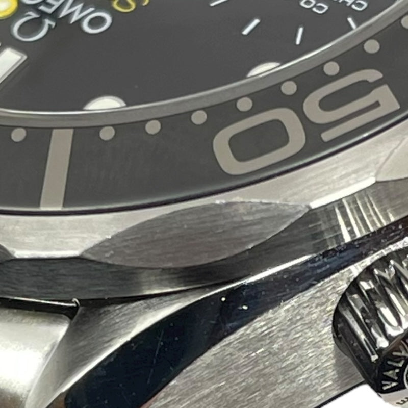 オメガ OMEGA シーマスター ダイバー 300M コーアクシャル クロノメーター クロノグラフ 212.30.44.50.01.002 ブラック SS 自動巻き メンズ 腕時計