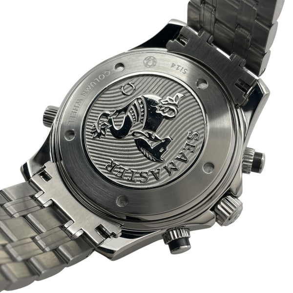 オメガ OMEGA シーマスター ダイバー 300M コーアクシャル クロノメーター クロノグラフ 212.30.44.50.01.002 ブラック SS 自動巻き メンズ 腕時計