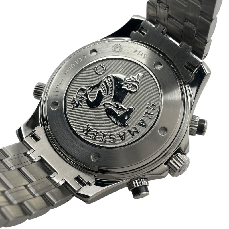 オメガ OMEGA シーマスター ダイバー 300M コーアクシャル クロノメーター クロノグラフ 212.30.44.50.01.002 ブラック SS 自動巻き メンズ 腕時計