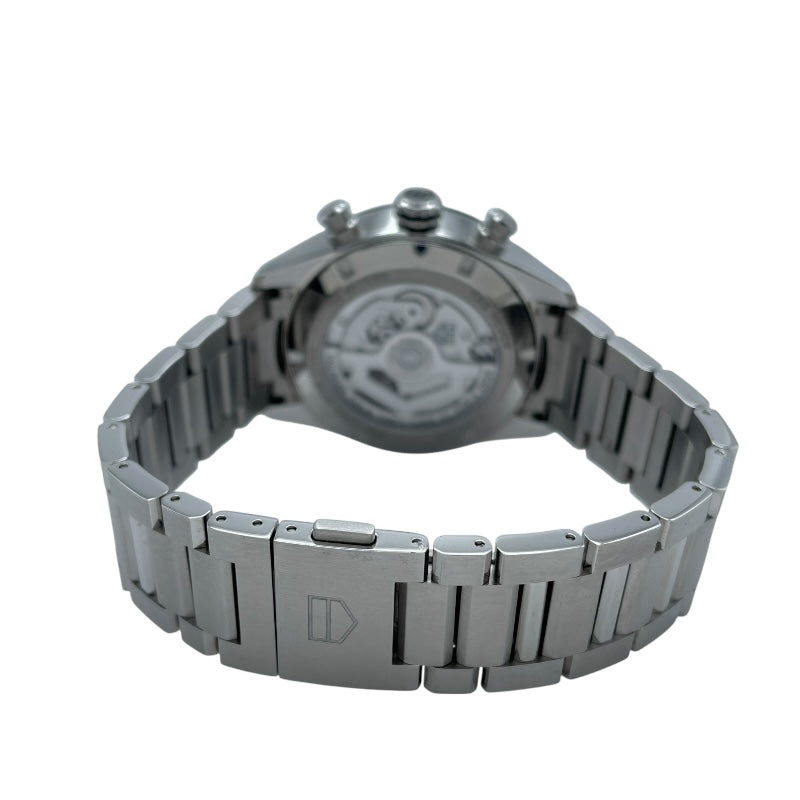 タグ・ホイヤー TAG HEUER カレラ キャリバーホイヤー02 スポーツクロノグラフ CBN2A1N.BA0643 グリーン SS 自動巻き メンズ 腕時計