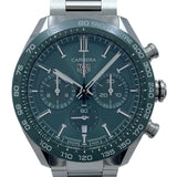 タグ・ホイヤー TAG HEUER カレラ キャリバーホイヤー02 スポーツクロノグラフ CBN2A1N.BA0643 グリーン SS 自動巻き メンズ 腕時計