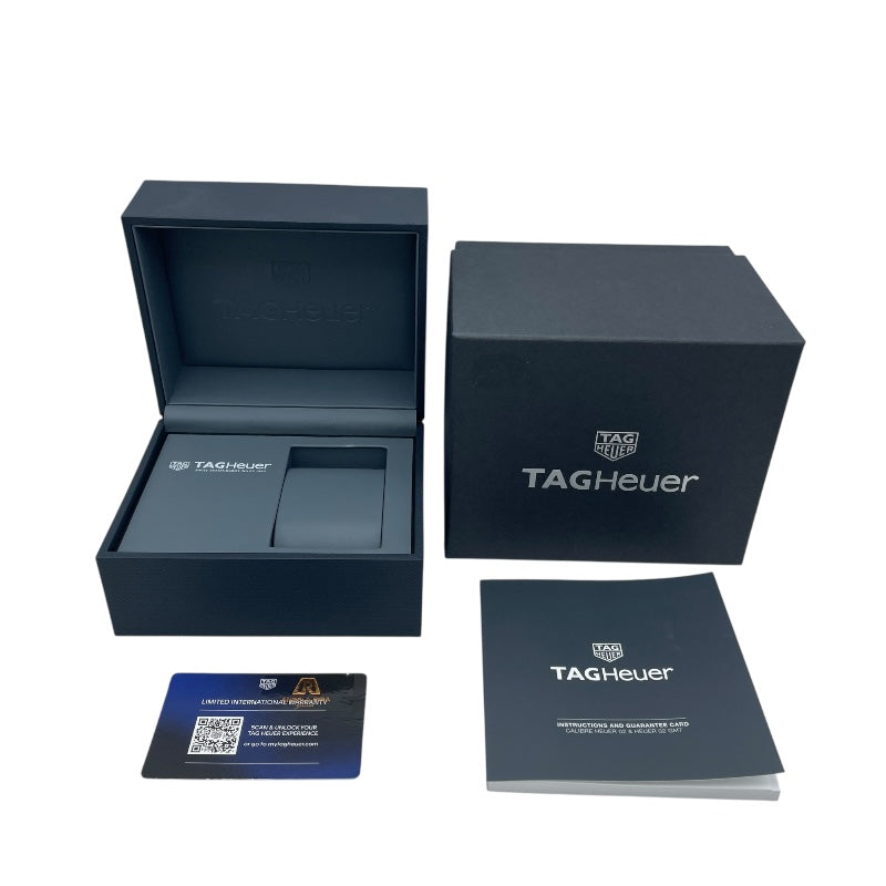 タグ・ホイヤー TAG HEUER カレラ キャリバーホイヤー02 スポーツクロノグラフ CBN2A1N.BA0643 グリーン SS 自動巻き メンズ 腕時計