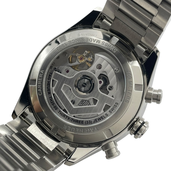 タグ・ホイヤー TAG HEUER カレラ キャリバーホイヤー02 スポーツクロノグラフ CBN2A1N.BA0643 グリーン SS 自動巻き メンズ 腕時計