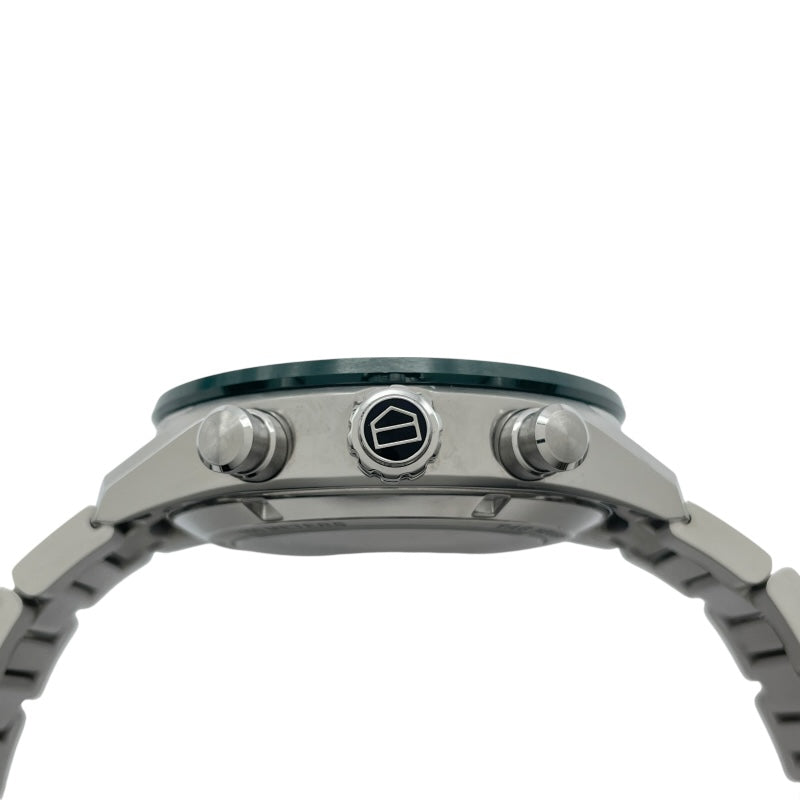 タグ・ホイヤー TAG HEUER カレラ キャリバーホイヤー02 スポーツクロノグラフ CBN2A1N.BA0643 グリーン SS 自動巻き メンズ 腕時計