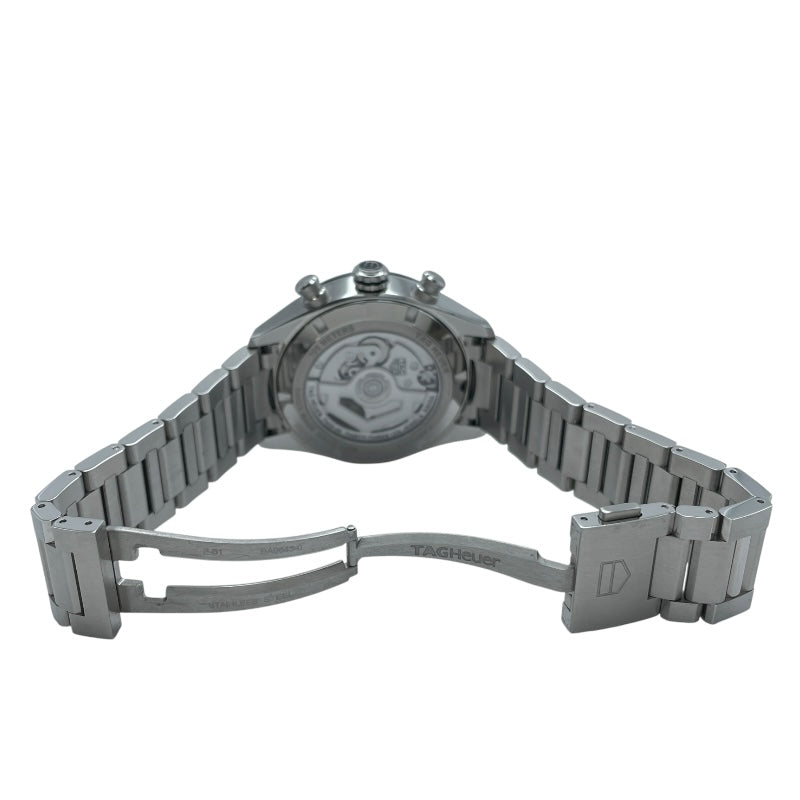 タグ・ホイヤー TAG HEUER カレラ キャリバーホイヤー02 スポーツクロノグラフ CBN2A1N.BA0643 グリーン SS 自動巻き メンズ 腕時計