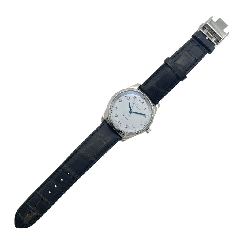 ロンジン LONGINES マスターコレクション 190周年記念モデル L2.793.4.732 シルバー SS/革ベルト 自動巻き メンズ 腕時計
