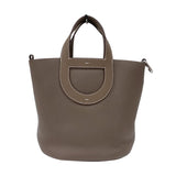 エルメス HERMES インザループ23 W刻 エトゥープ シルバー金具 トリヨンクレマンス スイフト レディース ハンドバッグ
