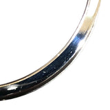 エルメス HERMES スーパーHバングル グレー ゴールド金具 メタル メンズ バングル