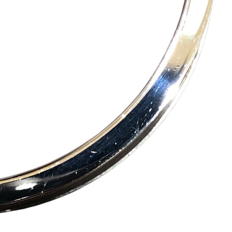 エルメス HERMES スーパーHバングル グレー ゴールド金具 メタル メンズ バングル