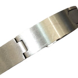 エルメス HERMES スーパーHバングル グレー ゴールド金具 メタル メンズ バングル