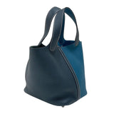 エルメス HERMES ピコタンロック PM カザック Y刻 ヴェールボスフォール×ヴェールシプレス シルバー金具 トリヨンクレマンス レディース ハンドバッグ