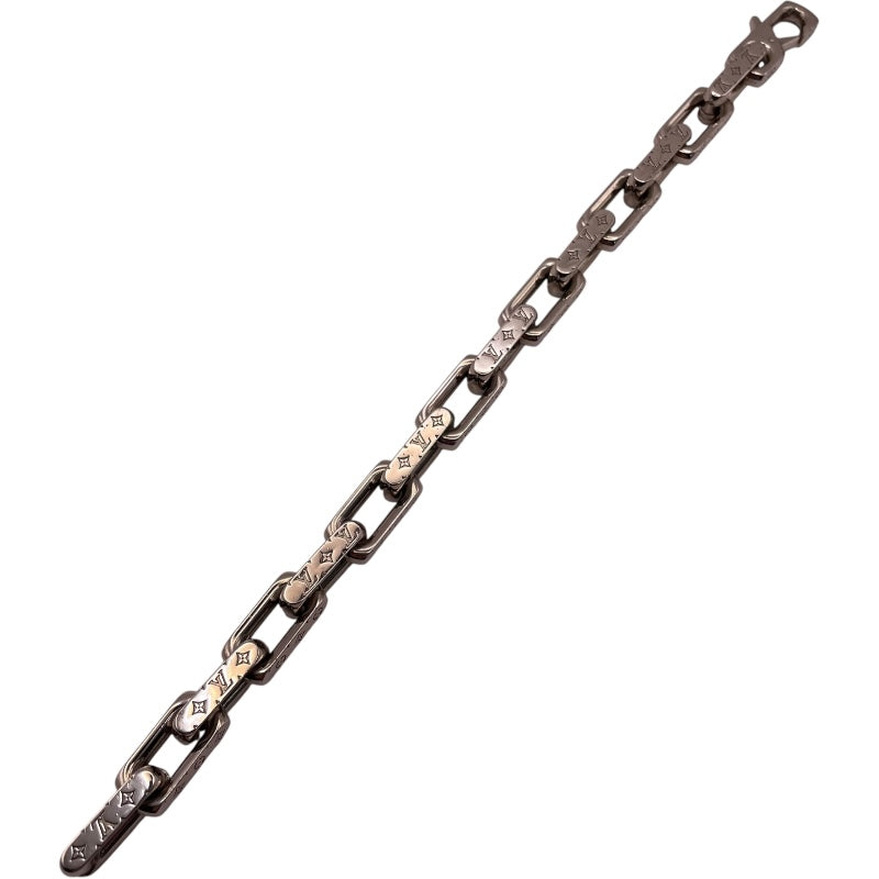 ルイ・ヴィトン LOUIS VUITTON コリエ・チェーンモノグラム シルバー 金属メタル アクセサリー