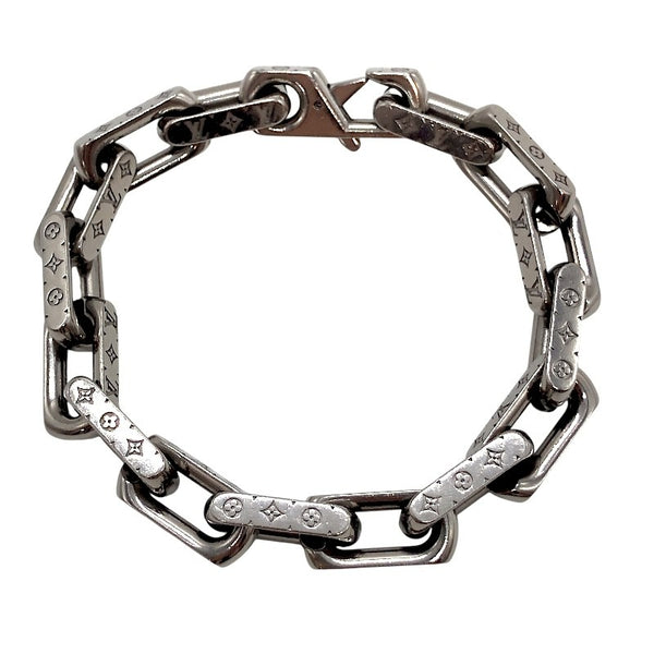 ルイ・ヴィトン LOUIS VUITTON ブレスレット・チェーン モノグラム #L シルバー メタル アクセサリー