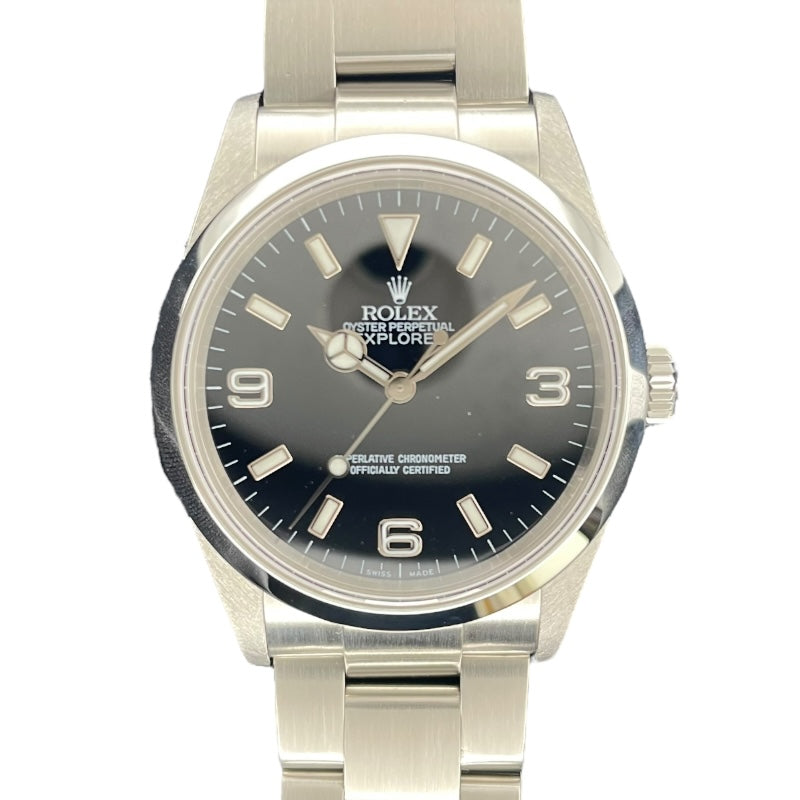 ロレックス ROLEX エクスプローラー1 114270 ブラック SS メンズ 腕時計