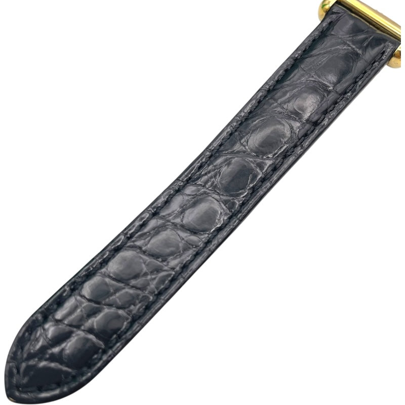 カルティエ Cartier マストタンク SM W1009654 ホワイト SV/GF レディース 腕時計