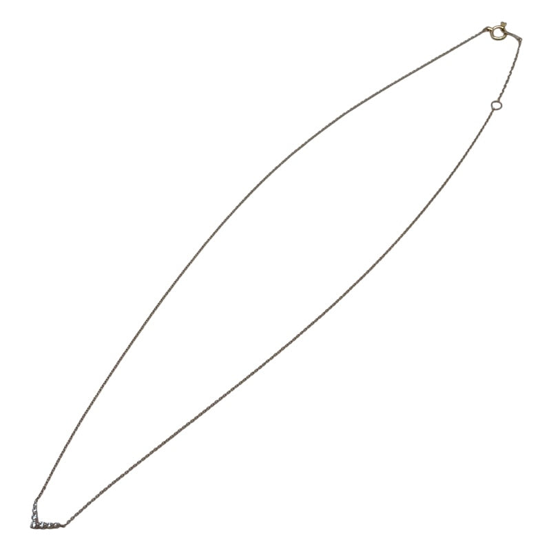 スタージュエリー STAR JEWELRY V字モチーフ ダイヤネックレス ゴールド K18/ダイヤモンド 　 ジュエリー