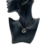 ティファニー TIFFANY＆CO オープンハートネックレス シルバー 925 ジュエリー