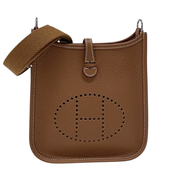 エルメス HERMES エヴリンTPM K刻 ゴールド シルバー金具 トリヨンクレマンス レディース ショルダーバッグ