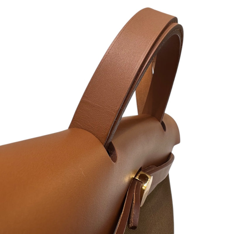 エルメス HERMES エールバッグジップPM W刻印 チャイ　フォーブ トワル・ハンター レディース ハンドバッグ