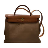 エルメス HERMES エールバッグジップPM W刻印 チャイ　フォーブ トワル・ハンター レディース ハンドバッグ