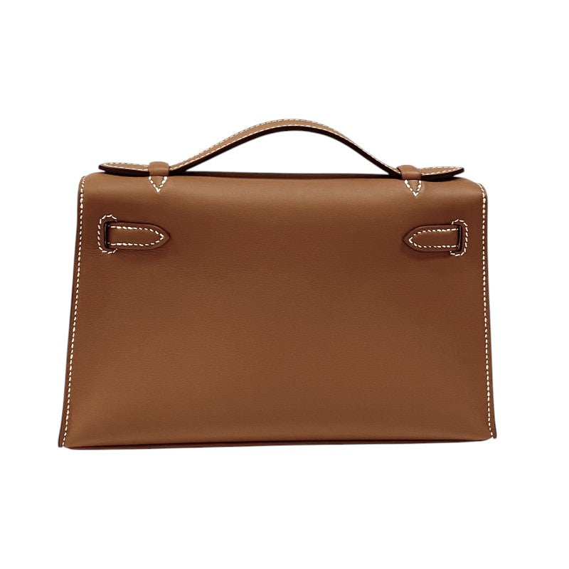 エルメス HERMES ポシェットケリー K刻 ゴールド シルバー金具 スイフト レディース ハンドバッグ