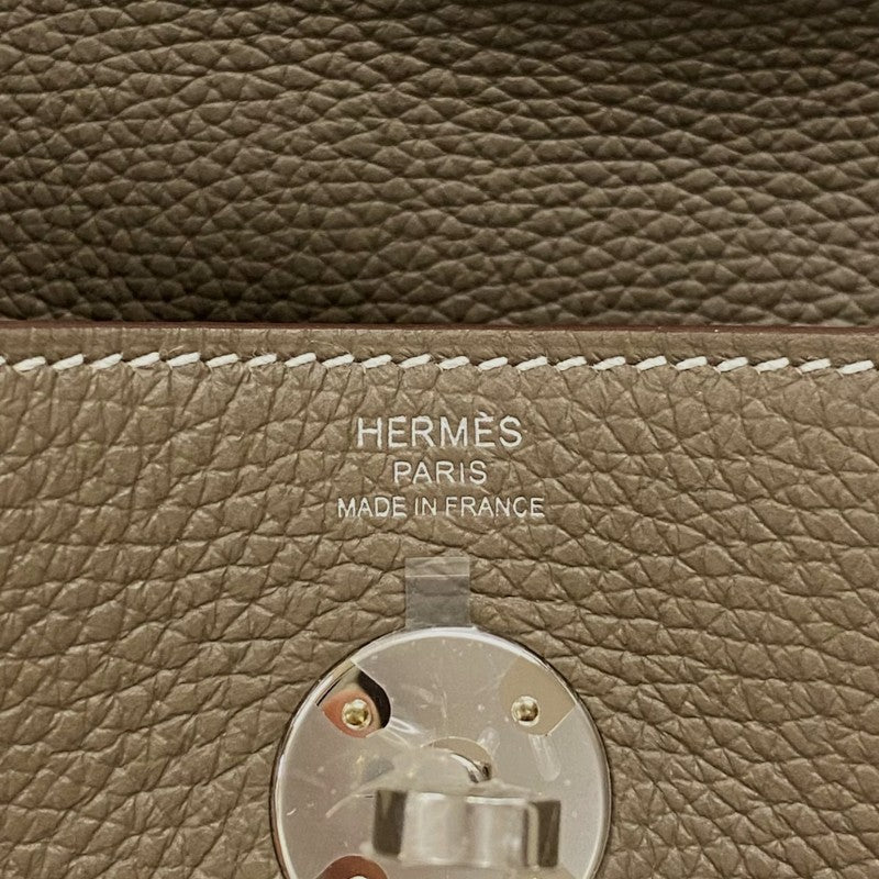 エルメス HERMES リンディ26 B刻 エトゥープ シルバー金具 トリヨンクレマンス レディース ショルダーバッグ