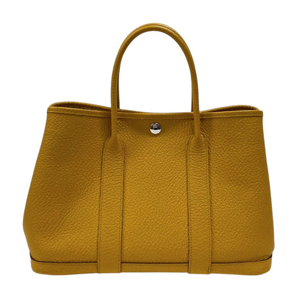 エルメス HERMES ガーデンパーティTPM C刻 ジョーヌアンブル ネゴンダ レディース トートバッグ
