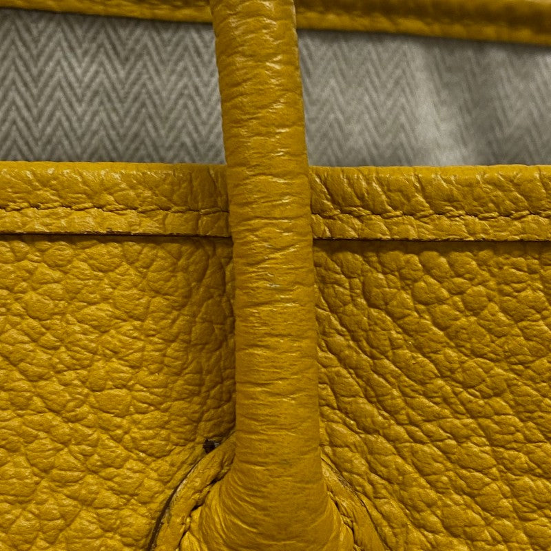 エルメス HERMES ガーデンパーティTPM C刻 ジョーヌアンブル ネゴンダ レディース トートバッグ