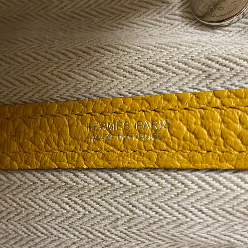 エルメス HERMES ガーデンパーティTPM C刻 ジョーヌアンブル ネゴンダ レディース トートバッグ