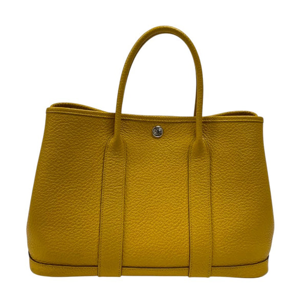 エルメス HERMES ガーデンパーティTPM C刻 ジョーヌアンブル ネゴンダ レディース トートバッグ